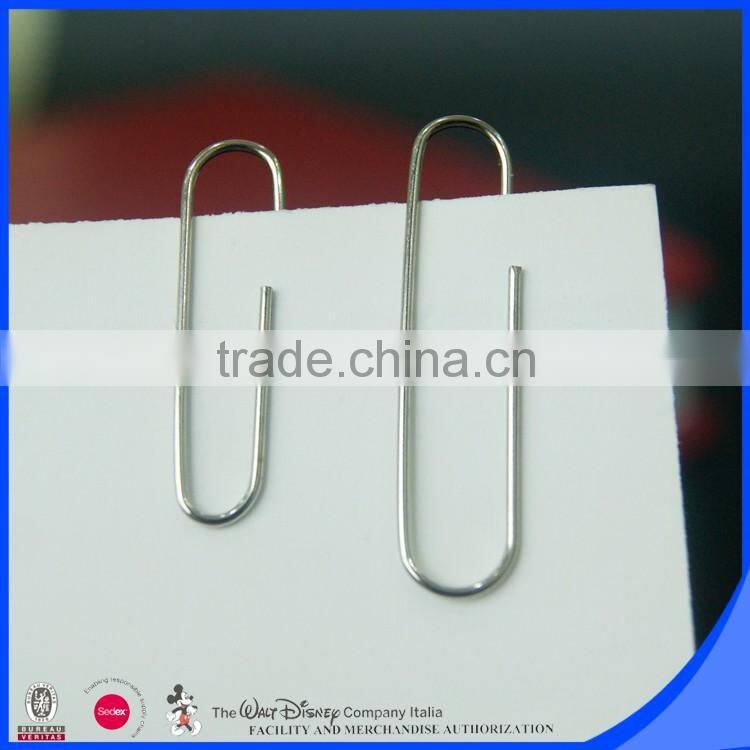Variety color imprinted on pp box package normal paper clip silver nickel