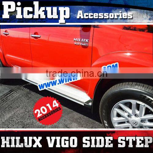 4X4 ACCESSORIES OFF ROAD ROCK SLIDER SIDE STEP BAR FOR HILUX VIGO TRITON D-MAX BT-50 COLORADO XTERRA