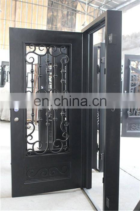 Wrought iron door security doors for homes, mom and son door