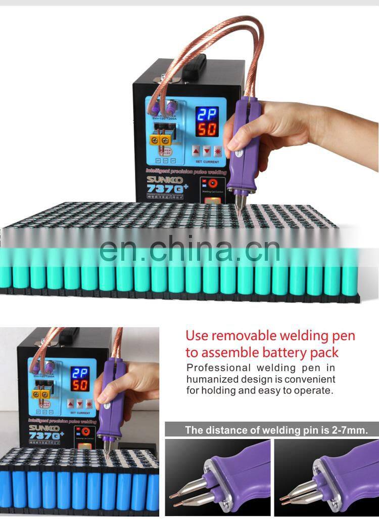 737G+ Spot Welder 110V 4.3KW Welding Machine with S-70BN Welding Pen for 18650 Battery Pack