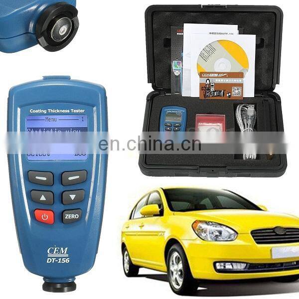 CEM DT-156 Professional Digital Paint Coating Thickness Tester Meter Gauge Kit