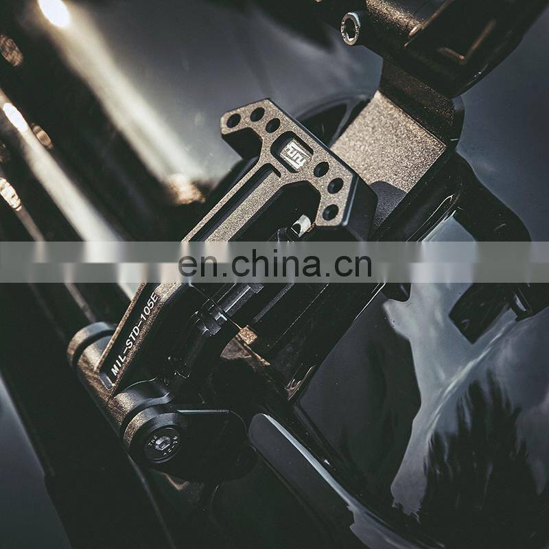 Black Aluminum Hood Catch for Jeep Wrangler JK 4x4 Accessories Maiker Manufacturer Hood Lock