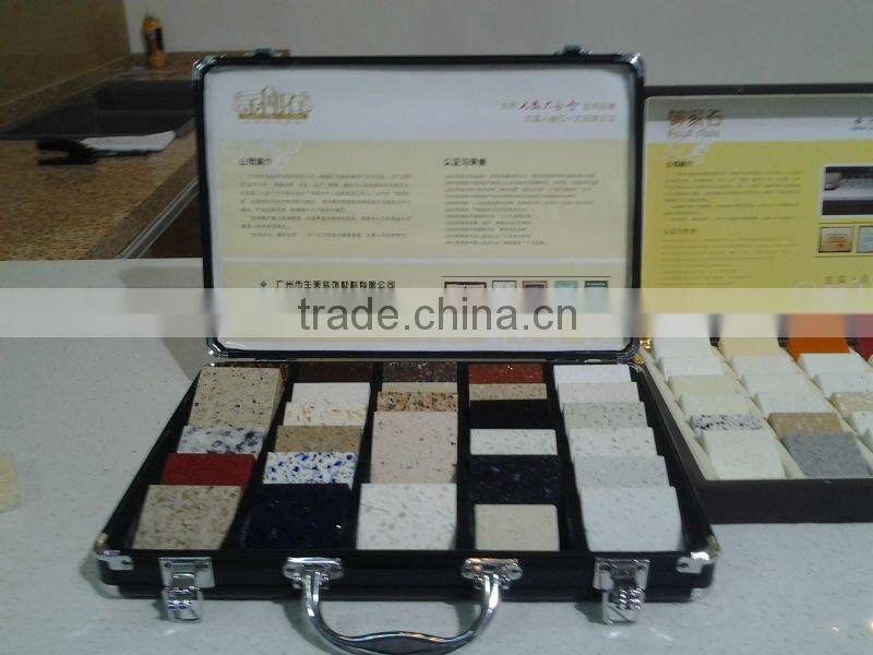 sell well stone display case with lock and key