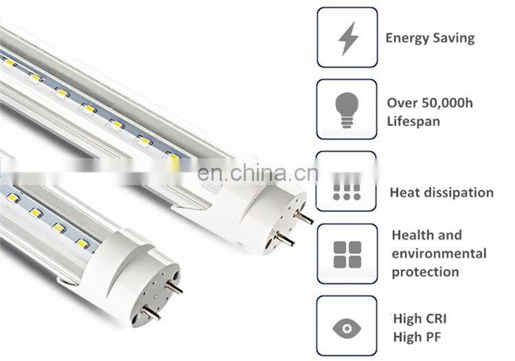 2FT 4FT Lighting Tubes Housing Fluorescent Fixture 18W Integrated T8 LED Tube