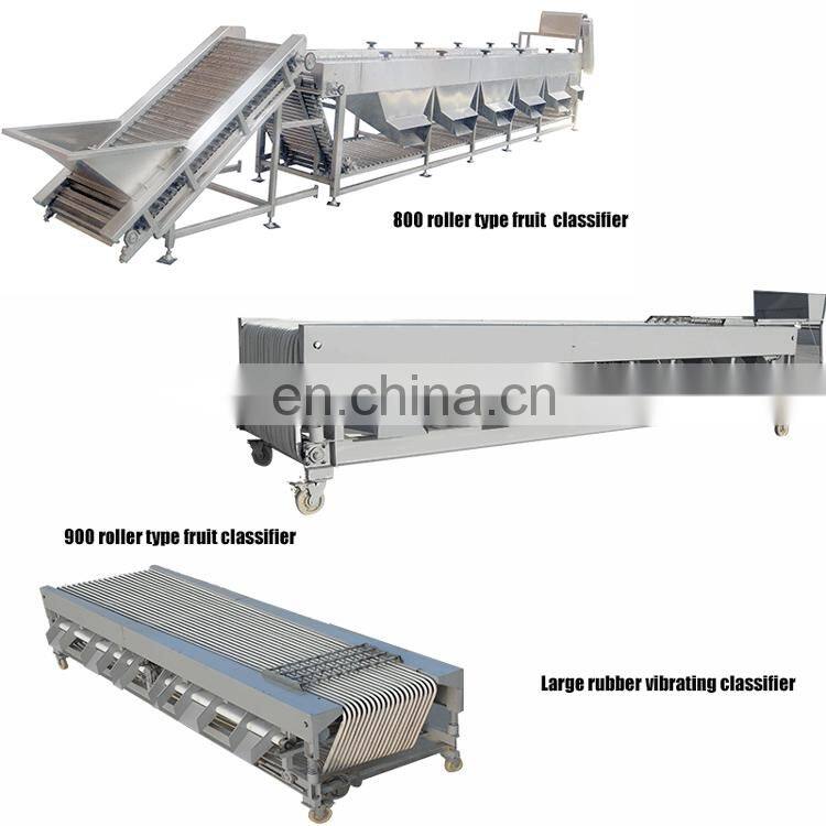 Commerical Passion Fruit Processing Avocado Onion Size Grading Sorting Machine.