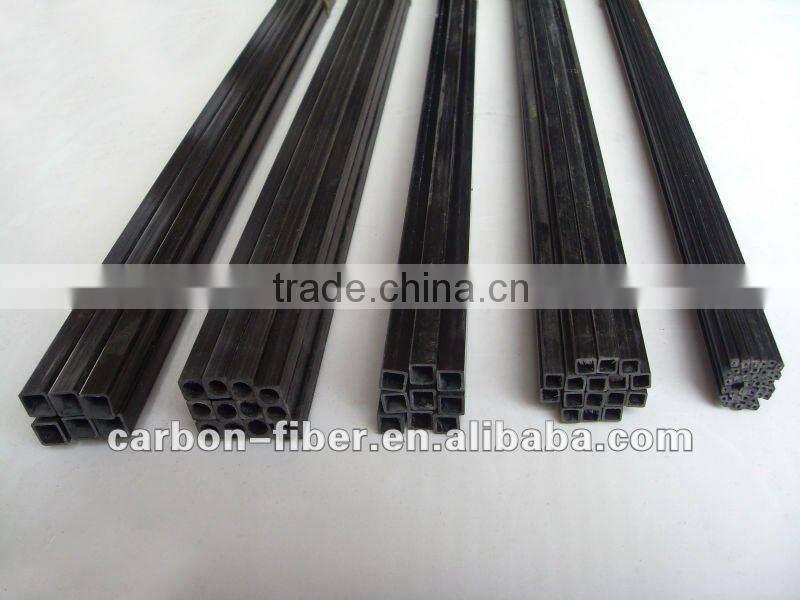 Square Carbon Fiber Tube glassy finished