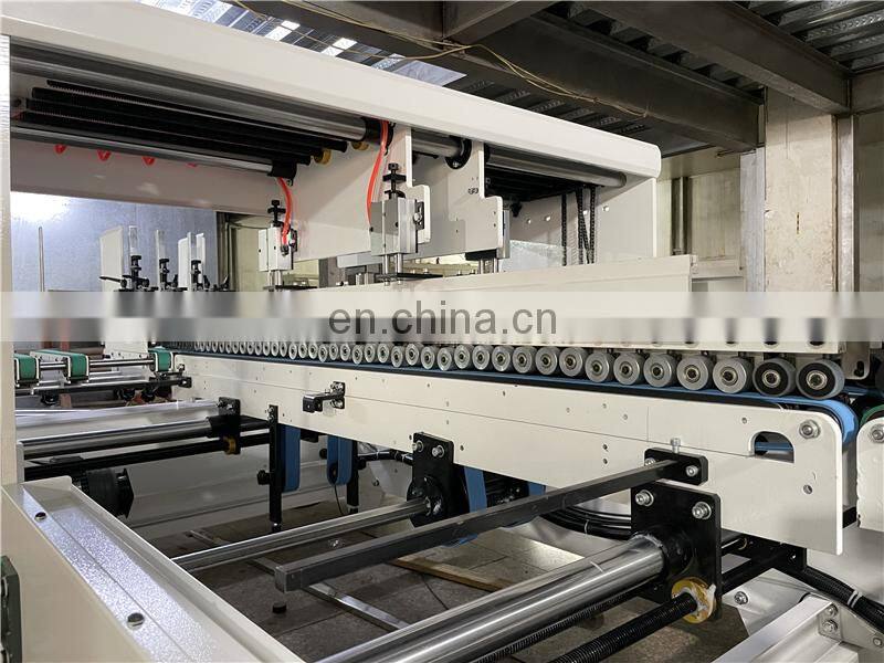 UFG1650B2A high speed Automatic french fry cake food delivery 3 5 ply corrugated carton paper box folding & gluing machine