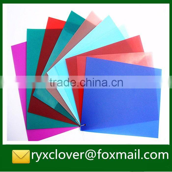 Flexible clear colorful pp corrugated plastic sheet