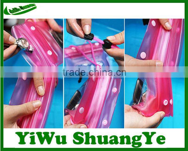 PVC waterproof zip lock bag,waterproof swimming bag