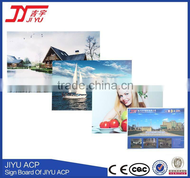 High Quality Fireproof Ease Maintenance Colored Lighting Outdoor Sign Board