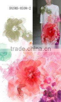 2015The new printed silk clothing fabrics