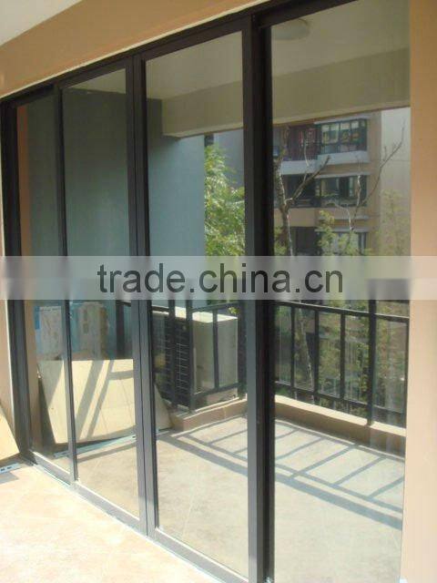 Float black glass for windows and doors