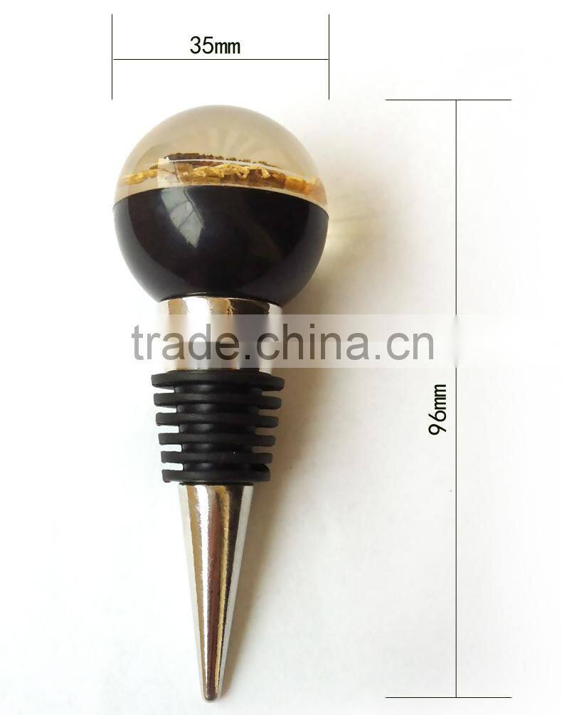 Craft Red Wine Stopper Blank with Insect Manufacturer as Promotional Items