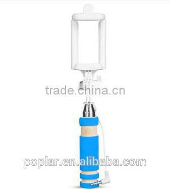 2015 competitive price wire selfie sticks for selfie mini selfie stick for travel