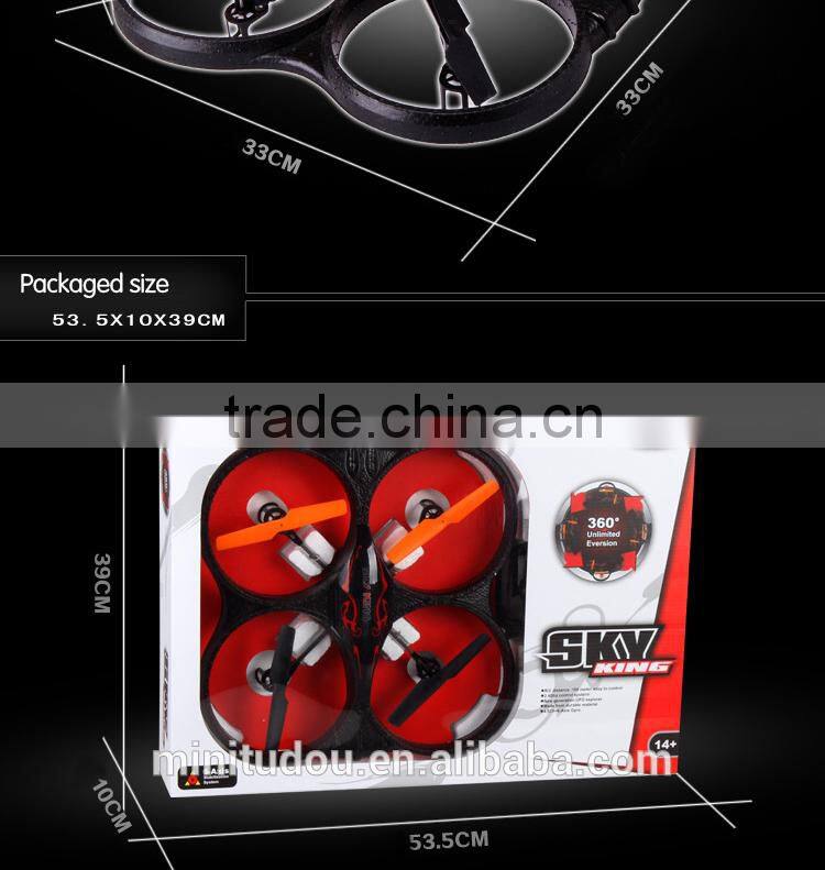 China Manufacture Suitable Design X39 6 CH 2.4G Remote Control Quadcopter Medium Size Foamy Quadcopter with 6-axis Gyro vs X30