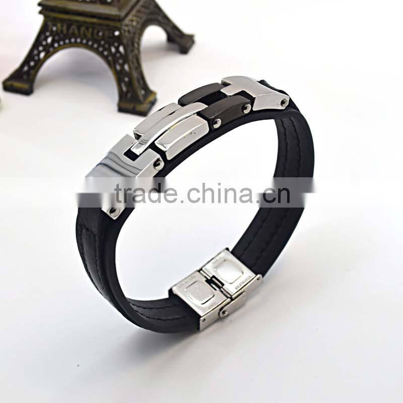 china jewelry wholesales leather fashion bracelet