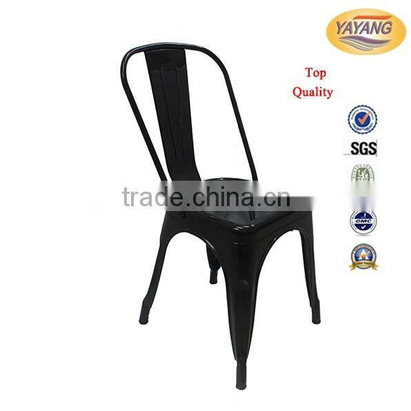 Different colors top quality home metal chair high bar stool for dining room