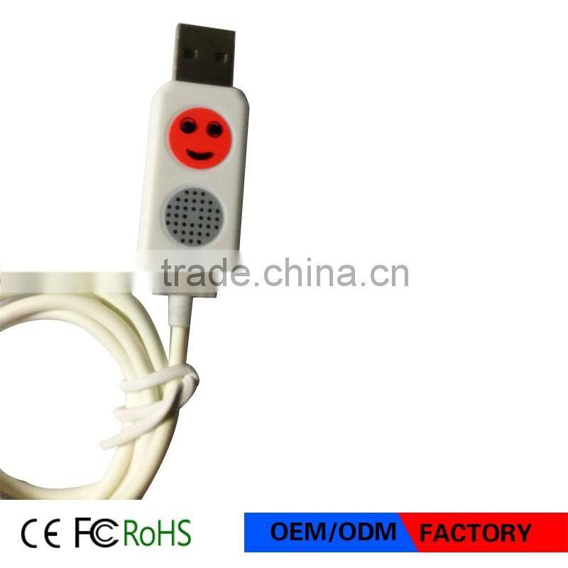 Promotional Electric Cable Unique USB Data Charging Cable With Speaker Albert