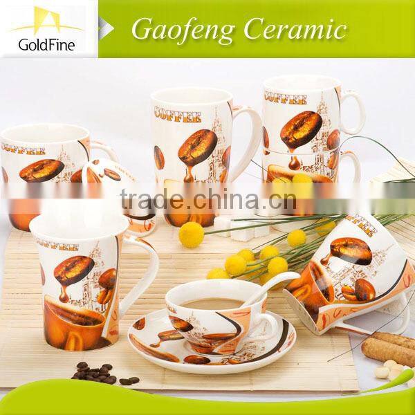 factory supply custom ceramic coffee mug for promotion