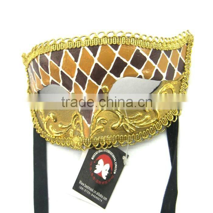 Custume Carnival Accessories HT-HF027 Plastic Half Face Party Eye Mask and Funny Eye Mask