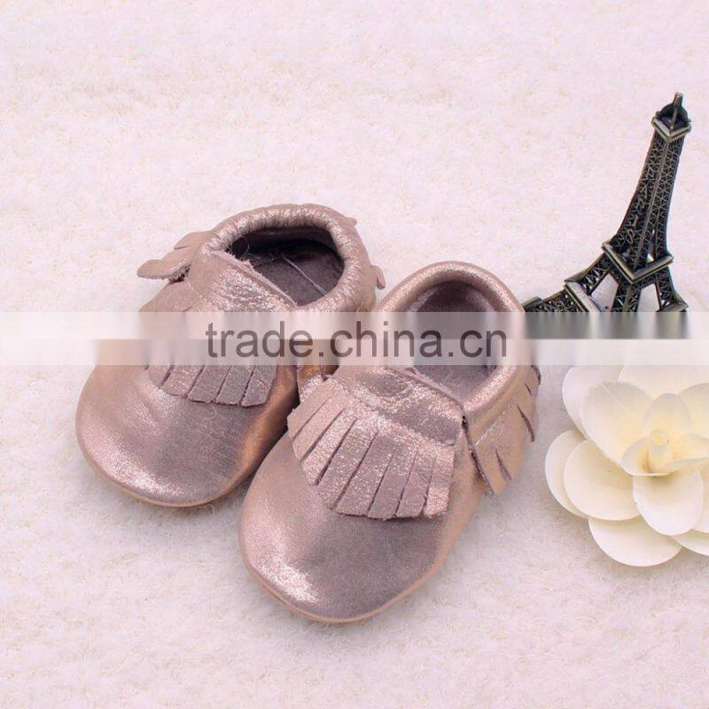 2015 Fashion lovely genuine leather baby shoes oem welcomed