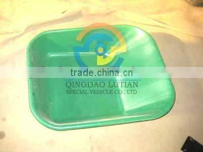plastic tray for wheel barrow, plastic wheelbarrow bucket, hammered metal tray