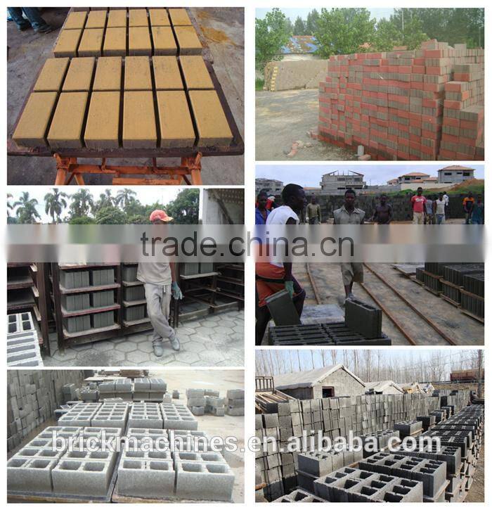 2015 new style QT4-24 alibaba india cement bricks project report hollow block machine price