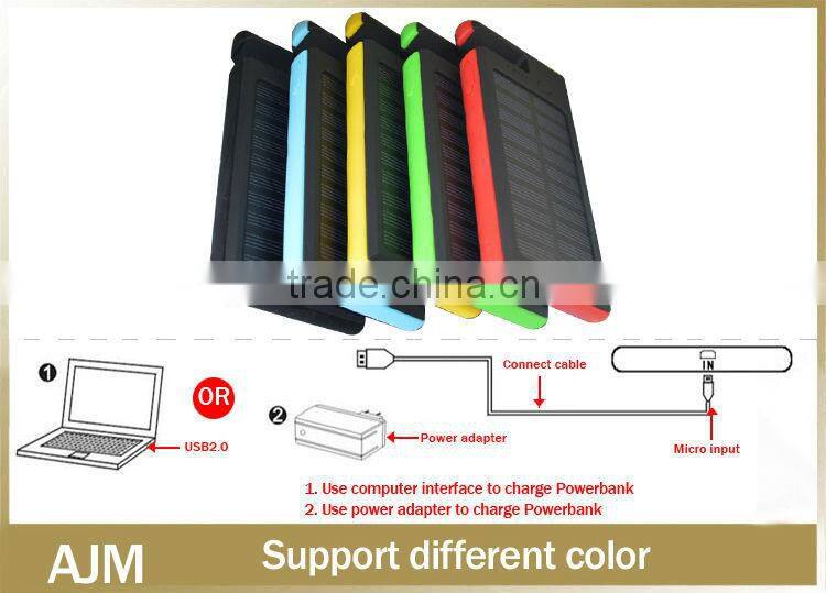 Popular Best selling products 4000 mah 5000mah solar power bank