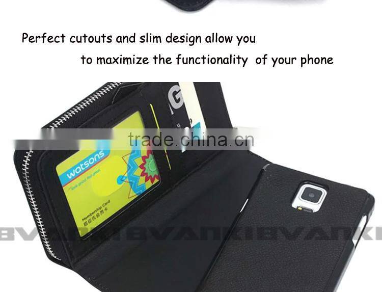 Fast Moving Items From China Smart Phone Wallet With Mobile Stand Leather For Samsung Galaxy Note 4 Phones,Mobile Phone Set New