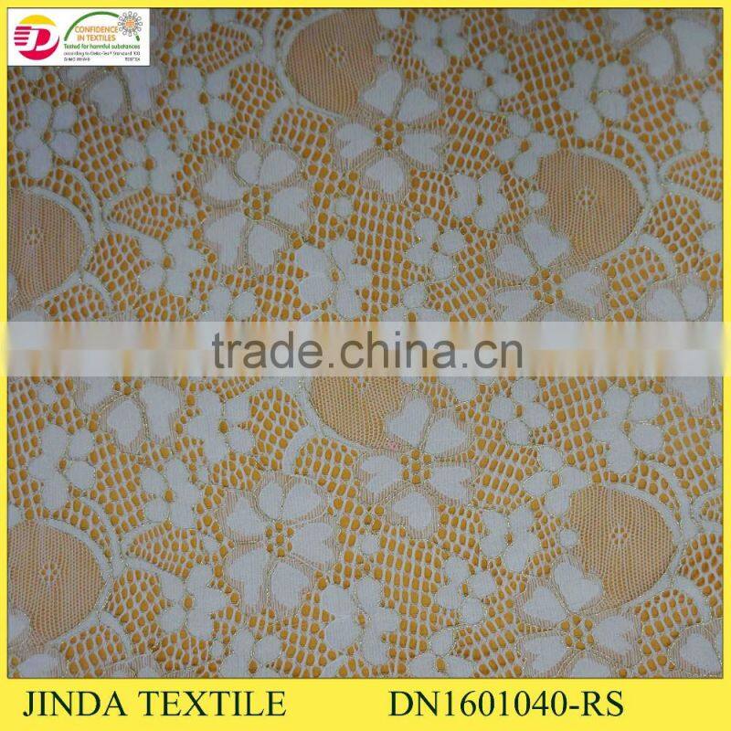 Factory Hot Selling Gold Spandex African Golden Fabric For Women Dress