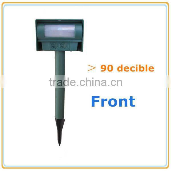 solar ultrasonic pest repeller /battery powered animal repeller