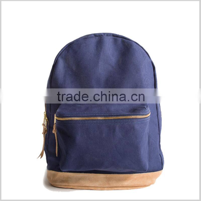 high quality cheap canvas backpack/wholesale backpack/canvas school backpack