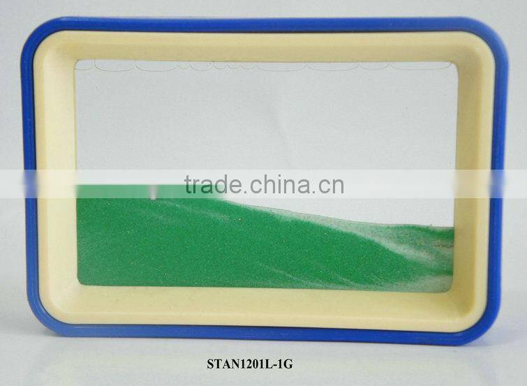 Flowing Sand Art Scenery Green/moving sand art