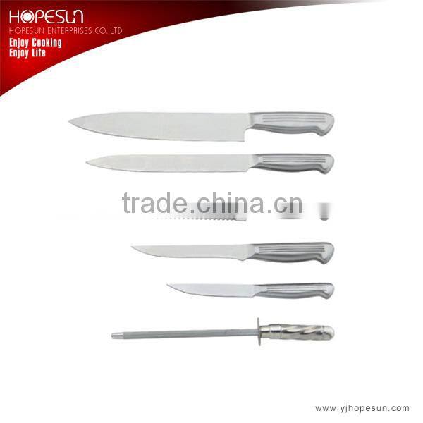 Good knife set and sharpener set of 6