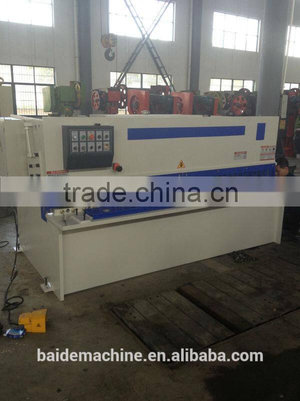 QC12K-10*2500 swing beam hydraulic shearing machineCNC hydraulic shearing machine for sale with a good quality