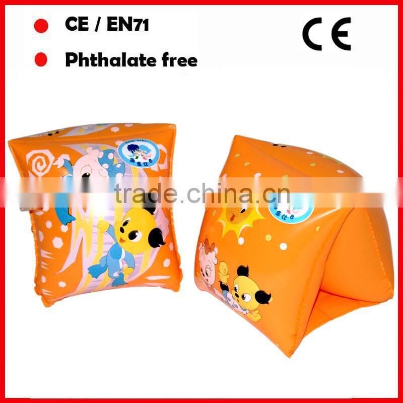 Kids PVC inflatable pool arm floats inflatable swimming arm rings