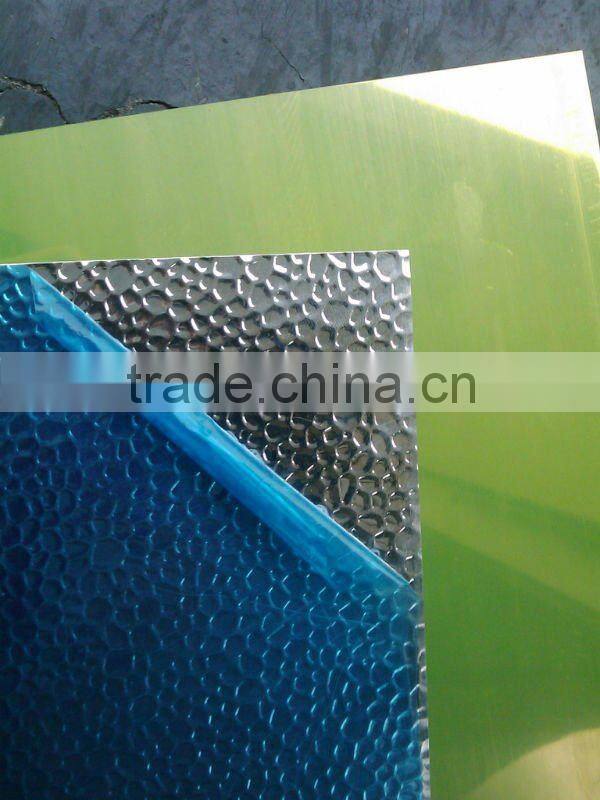 champion fish skin surface aluminum hammered reflective mirror sheet