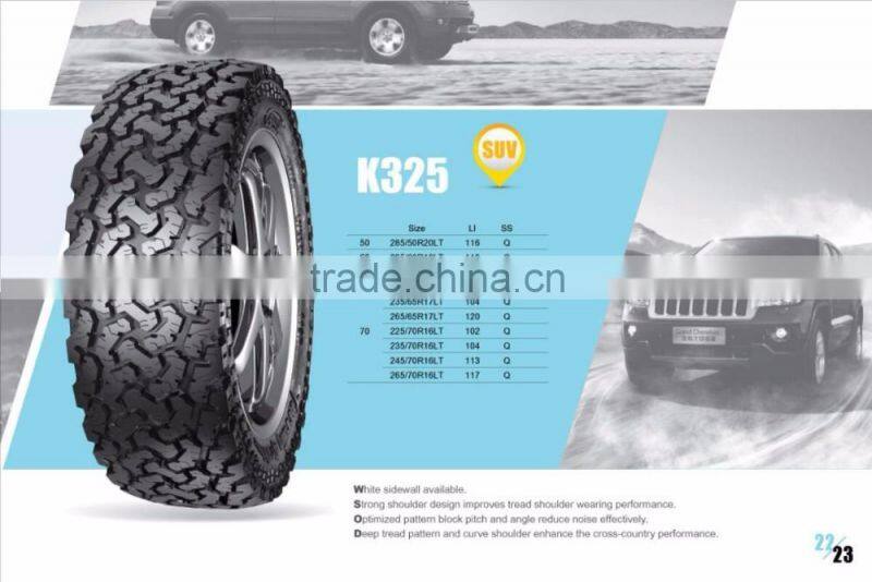 mud terrin car tires from china LT285/55R20-10PR