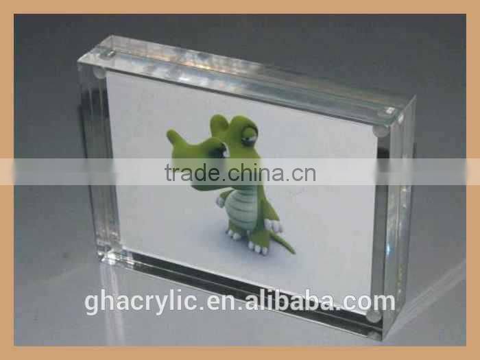 GH-P0016 Desktop calendar style plastic picture photo frame plexiglass photo frame