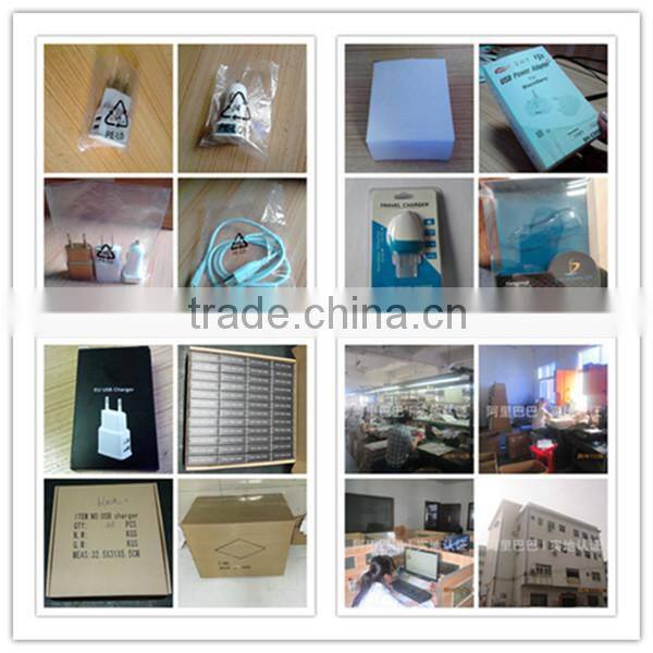 OEM black white gold logo printing us eu 1.5a dual usb charger for nokia with micro cable and paper box