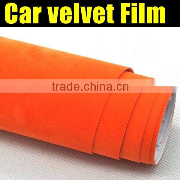 Hot Sale variety of color car velvet vinyl film
