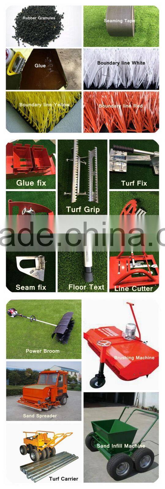 outdoor football artificial grass for futsal soccer pitch build