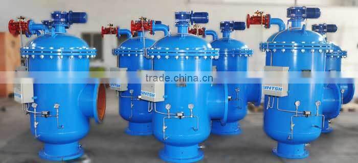 Self clean automatic strainer