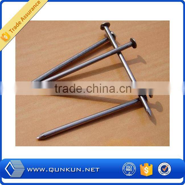 45# carbon steel concrete nail groove shank