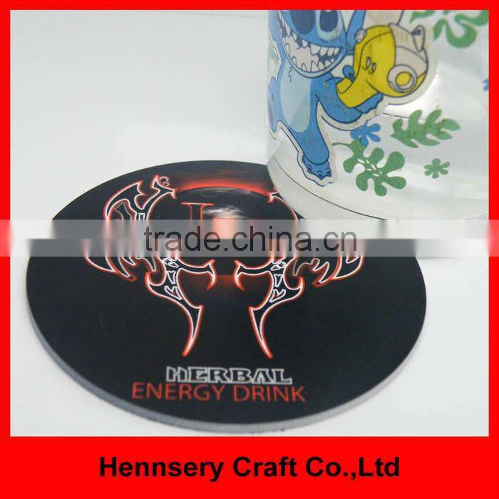 perfect high quality 4 color custom printed cmyk photo print promotional bar coasters