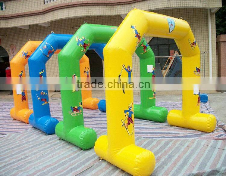 Outdoor inflatable arch advertising archway for sale