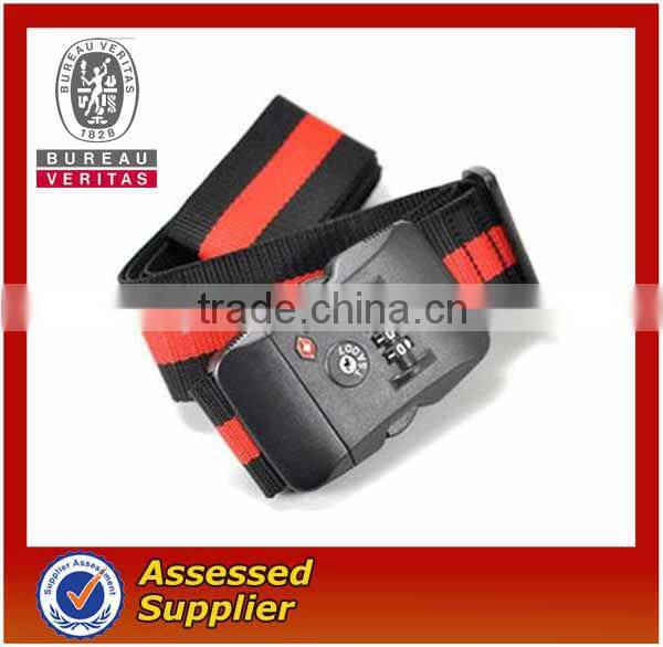 custom eco-friendly strong luggage belt/strap no minimum order