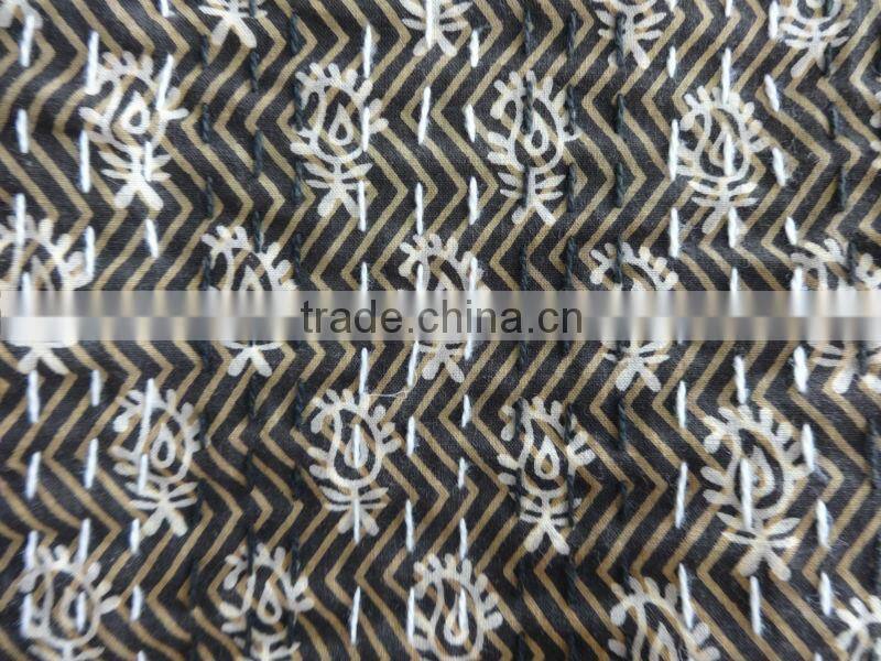 Hand Block Print Cotton Bedspread