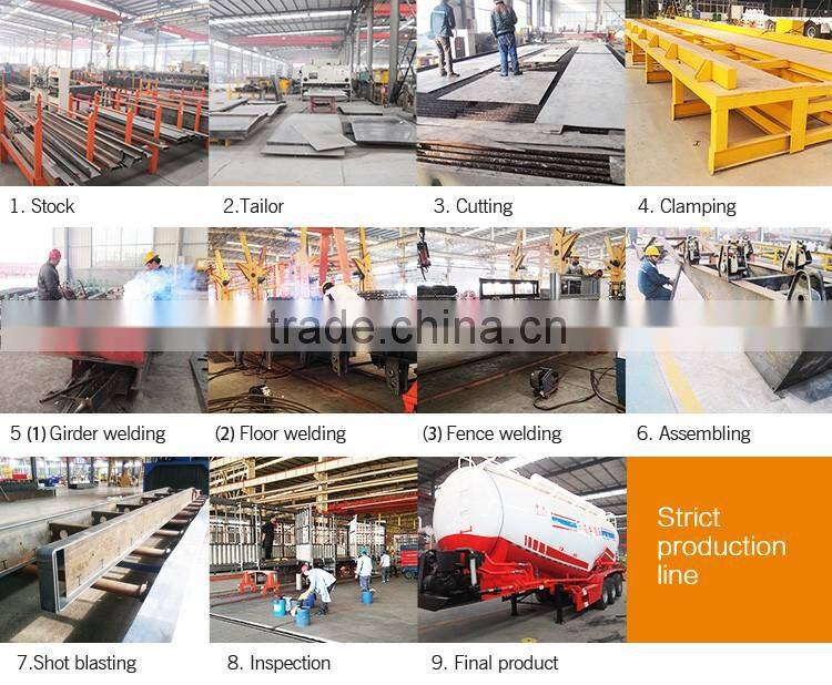 New 40' Flatbed Trailer 2 3 4 axle lowbed lowboy flatbed semi trailer