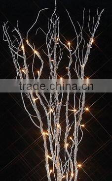 Silver Glitter Branch